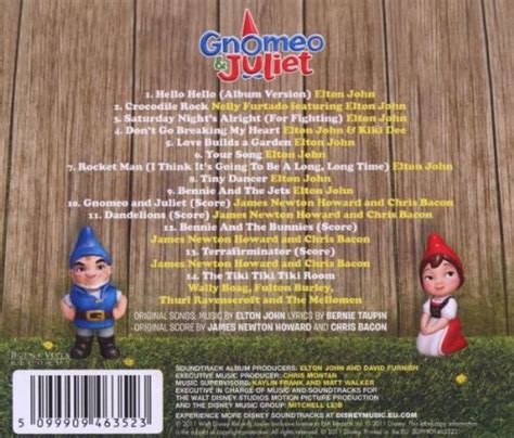 Cd Gnomeo And Juliet Original Filmsoundtrack 2011 Musical Cds Dvds Soundofmusic Shop