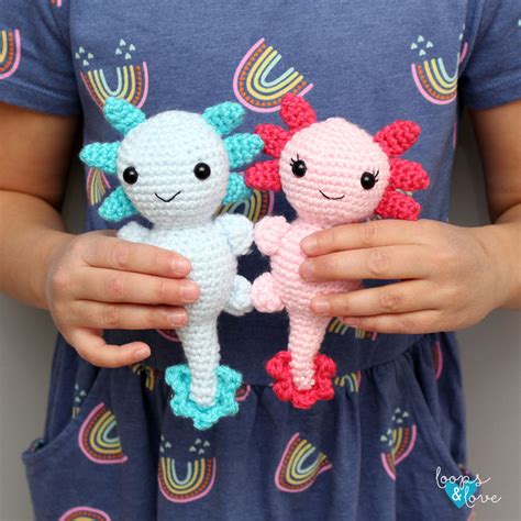 Axolotl Amigurumi Free Crochet Pattern