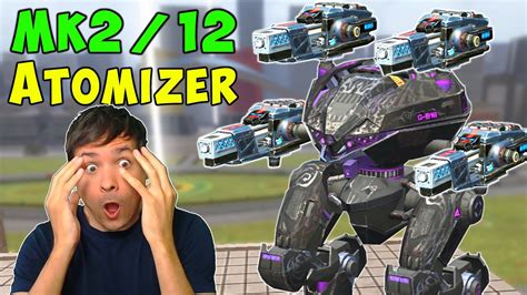 Too Powerful New Mk Atomizer On Live Server War Robots Gameplay Wr