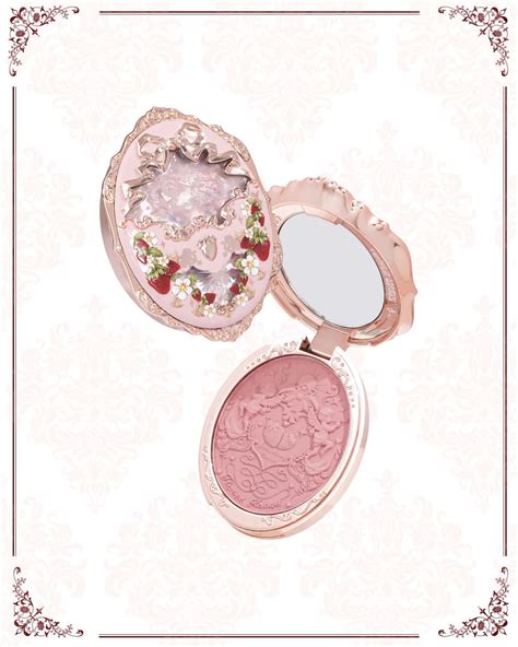 Strawberry Rococo Embossed Blush Flower Knows Pure Products Rococo