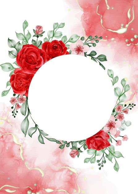 Frame Rose Flower Background Infoupdate Org