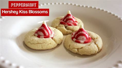 Peppermint Hershey Kiss Cookies Easy Christmas Cookies Recipe