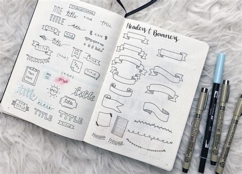 Of The Best Bullet Journal Banner Ideas For Your Doodles