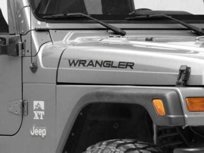 Jeep Licensed By Redrock Jeep Wrangler Wrangler Hood Logo Matte Black