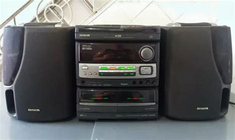 Micro System Aiwa Nsx V Novinho Bandeja Cd N O Abre