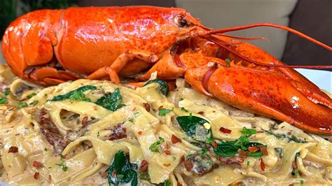 How To Make Tuscan Lobster Pasta Youtube