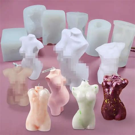 Custom Human Torso Cement Wax Mould Diy D Plaster Curvy Female Women