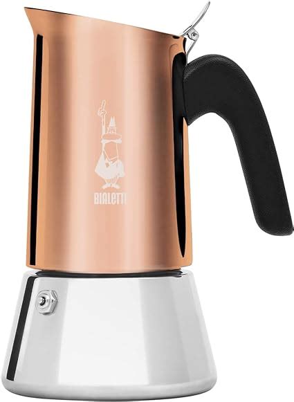 Bialetti Venus Induction R Stovetop 6 Cup Coffee Maker Copper Uk Home And Kitchen