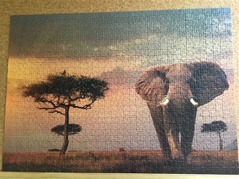 Ravensburger Puzzle Elefant In Masai Mara National Park Kaufen Auf