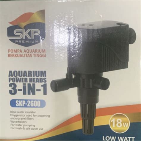 Jual Pompa Celup Aquarium Power Head SKP 2600 LOW WATT 3 IN 1 Kab