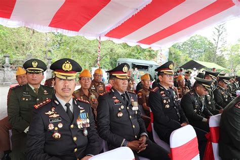 Perkuat Sinergitas Tni Polri Kapolda Bali Hadiri Upacara Hut Tni Ke 78