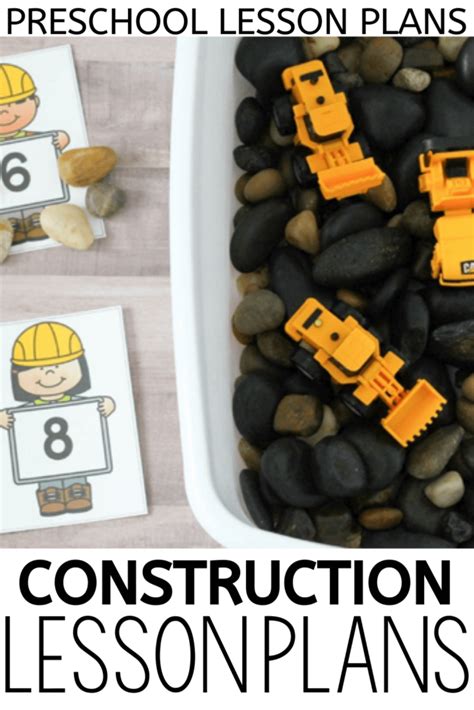 Construction Theme Preschool Lesson Plans