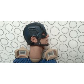 全新拆賣 HOT TOYS MMS 美國隊長 面罩頭雕 脖子連接器加替換嘴型 個 復仇者聯盟 終局之戰鋼鐵人蝙蝠俠 蝦皮購物