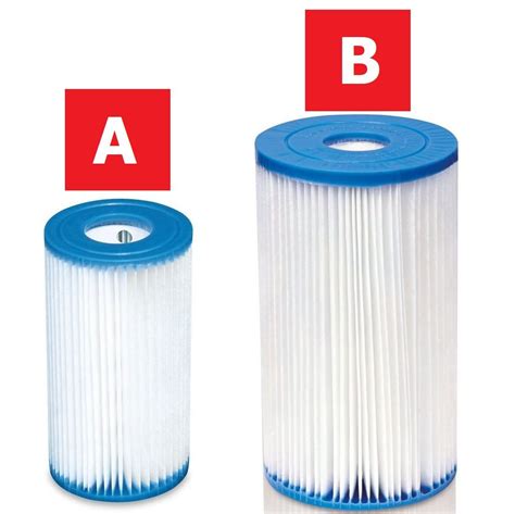 Intex Krystal Clear™ Pool Filter Cartridges - (Cartridge A) Cartridge A ...