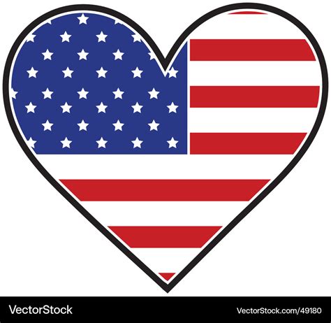 American Flag Heart Svg American Flag Svg