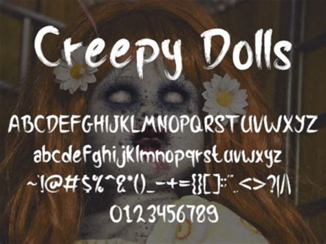 Creepy Font, Digital Download, Halloween Font, Spooky Font, Cricut ...