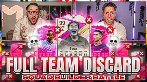 RIP FULL TEAM DISCARD Squad Builder Battle YouTube