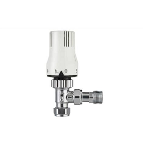 15mm Primaflow Angled Thermostatic Radiator Valve Trv