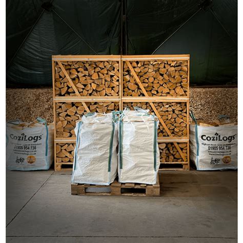 Buy Kiln Dried Mixed Hardwood Firewood Logs Bulk Bag Kg