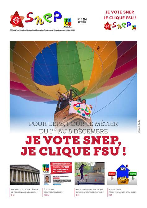 Bulletin Novembre Le Site Du Snep Fsu