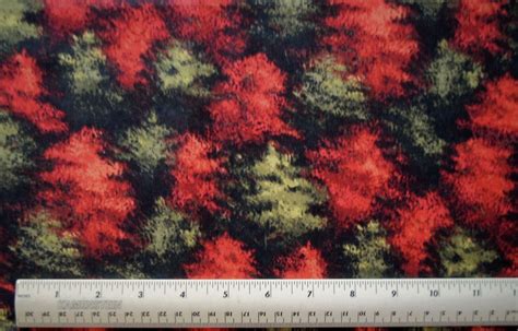 Jo Ann Fabrics Fall Autumn Trees Foilage By The 12 Yd Cotton Fabric Ebay