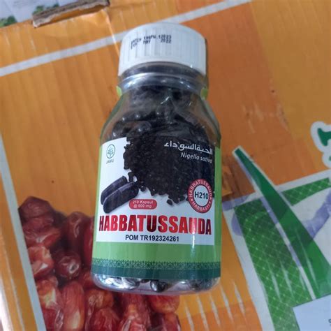 Jual HABBATUSSAUDA 210 Kapsul Jintan Hitam Nigella Sativa Herbal Niaga