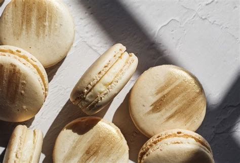 Champagne Macarons Barley Sage Champagne Macarons Macaroon