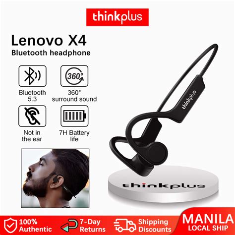 Lenovo X Bone Conduction Bluetooth Headphone Sports Earphone