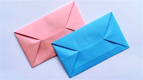 How To Make Paper Envelope Without Glue Tape And Scissors Easy And