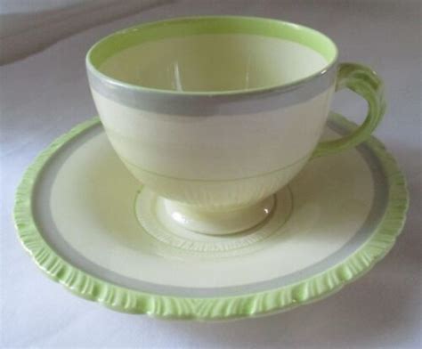 Newhall China Hanley England Diana Cheddar Cup Saucer Set Ebay