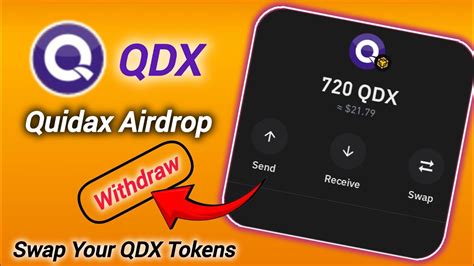 Qdx Tokens Withdraw Swap Your Qdx Tokens In Trust Wallet Quidax