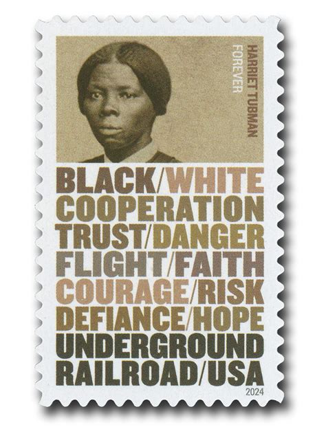 5834 - 2024 First-Class Forever Stamp - Harriet Tubman, Underground ...