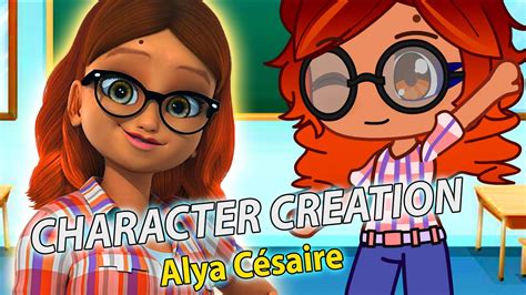 Alya Césaire Gacha Club Tutorial Miraculous Ladybug Character