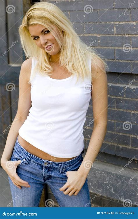 Girl Blonde Model Stock Photo Image Of Beauty Seductive