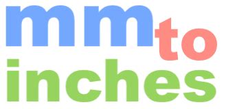 mm  inches  millimeters  inches