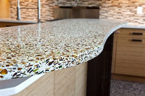 Advantages and disadvantages of recycled glass countertops