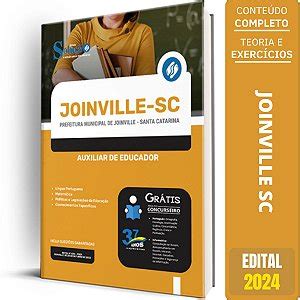 Apostila Prefeitura Joinville Sc Auxiliar De Educador Solu O