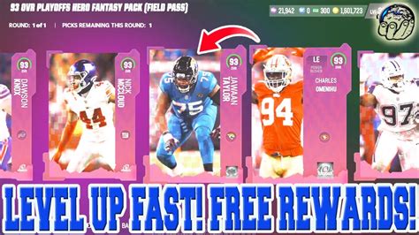 How To Max Out Nfl Playoffs Field Pass Fast And Get Free Ovr Elite