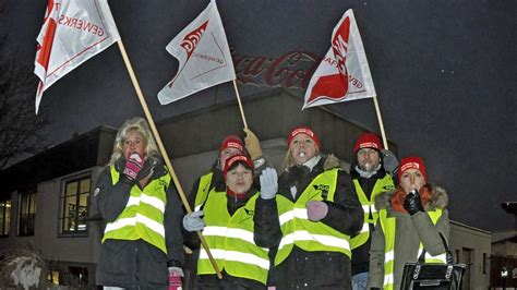 Warnstreik bei Coca Cola in Fürstenfeldbruck