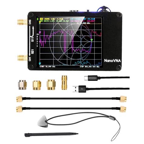 Nanovna H Vector Network Antenna Analyzer Khz Ghz Mf Hf Vhf Uhf