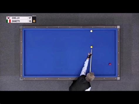 Marco Zanetti Vs Jae Ho Cho 3 Cushion La Baule World Cup 2016 Last