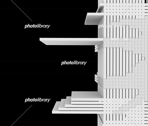 幾何学的な形状のオブジェの背景素材 イラスト素材 5005488 フォトライブラリー Photolibrary