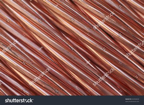 Copper Cable Texture Stock Photo 92494633 Shutterstock