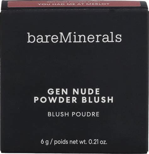 Bareminerals Gen Nude Powder Blush You Had Me At Merlot Bol