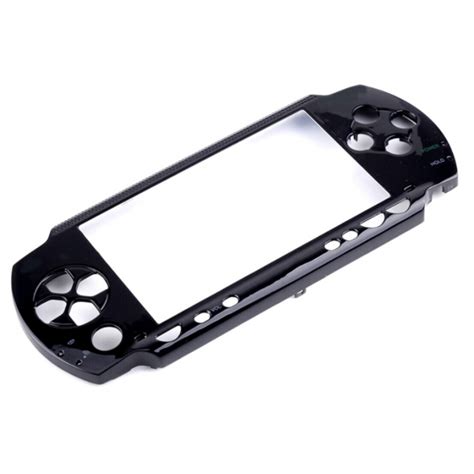 CARCASA FRONTAL DE REPUESTO PARA SONY PSP 1000 1004 FRONT FAT NEGRO