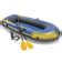 Intex Challenger 2 Person Inflatable Outdoor Boat Set With Oars And