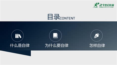 《自律成就更好的自己》高中主题班会课件 21世纪教育网