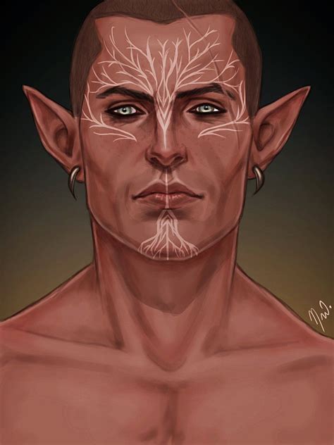 Pensey Lavellan Character Portraits Male Elf Dragon Age Rpg