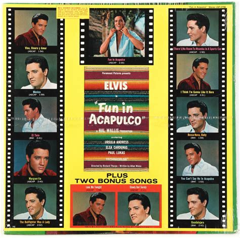 Elvis Presley Fun In Acapulco Vinyl Record Album Pristine Auction