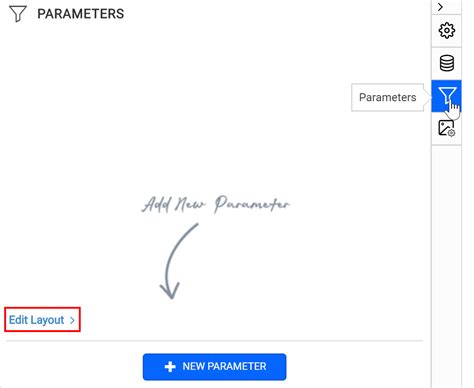 Parameters Layout Bold Reports Designer Blazor